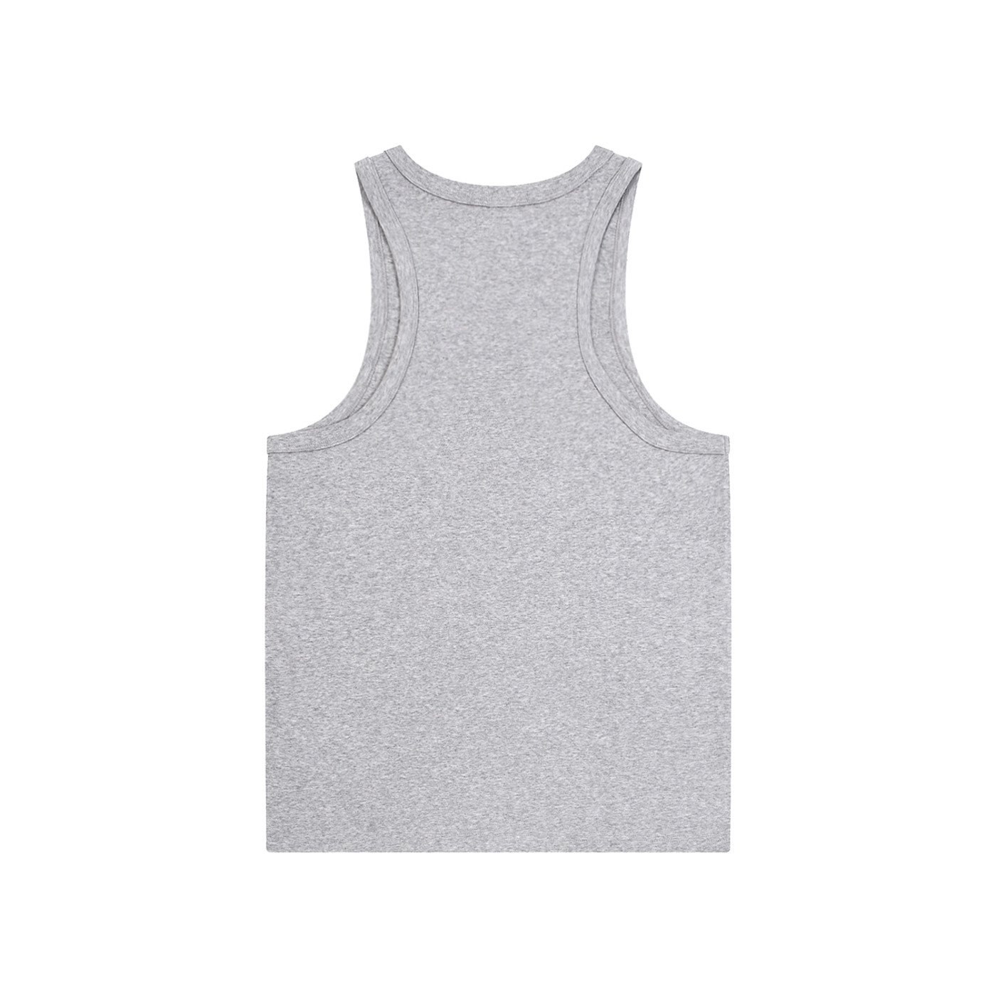 Gray tank top on a white background