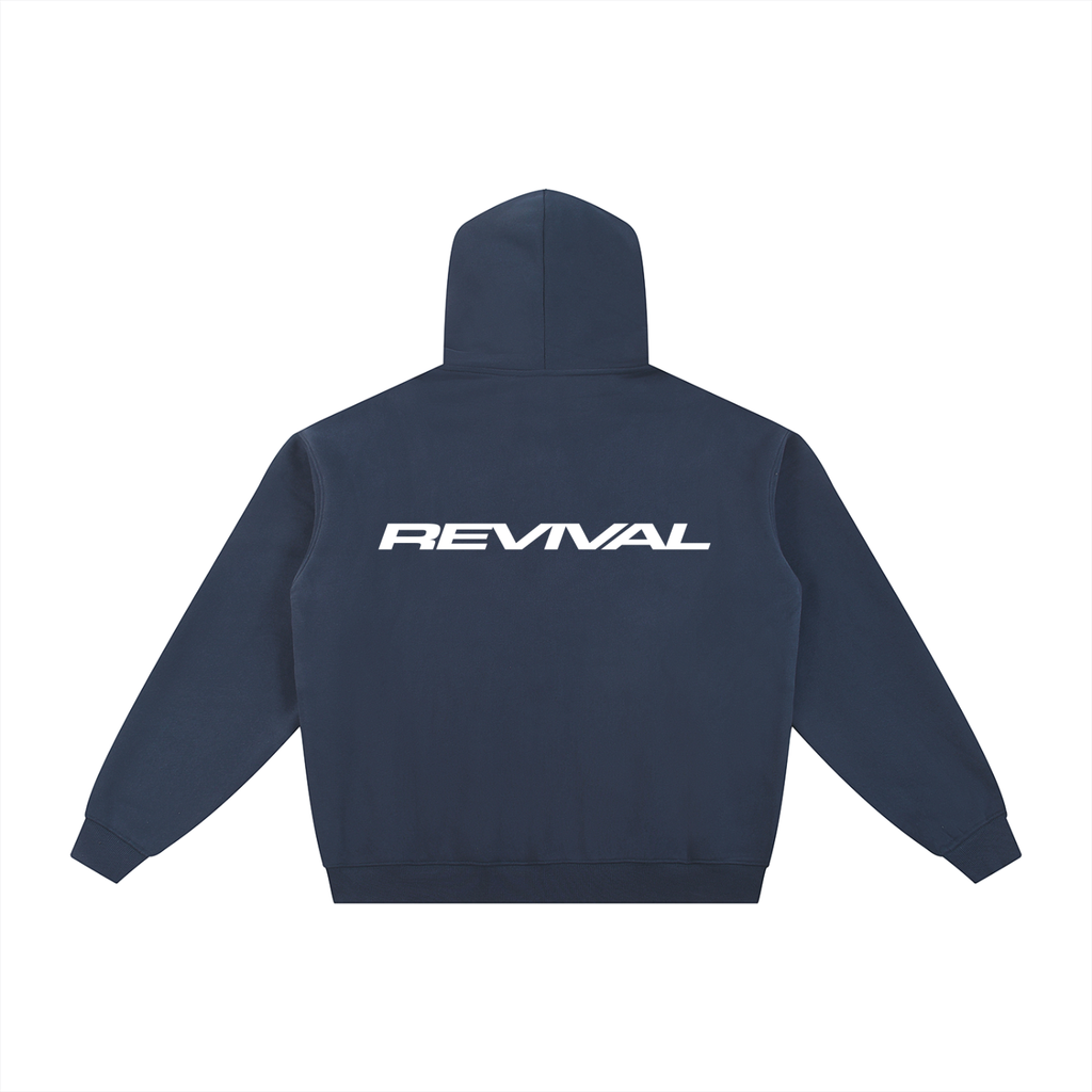 REVIVAL RELAXED ZIP-UP HOODIE