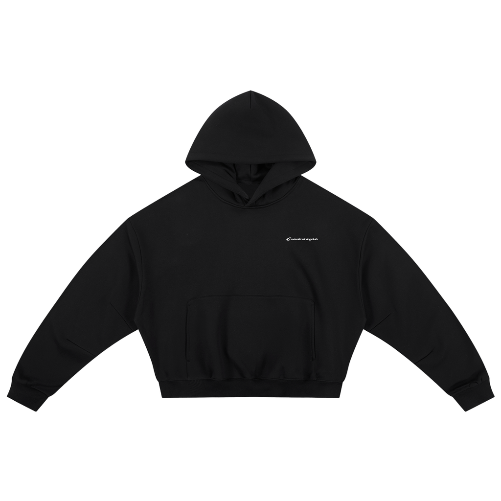 Black hoodie with 'SIVA' logo on a white background