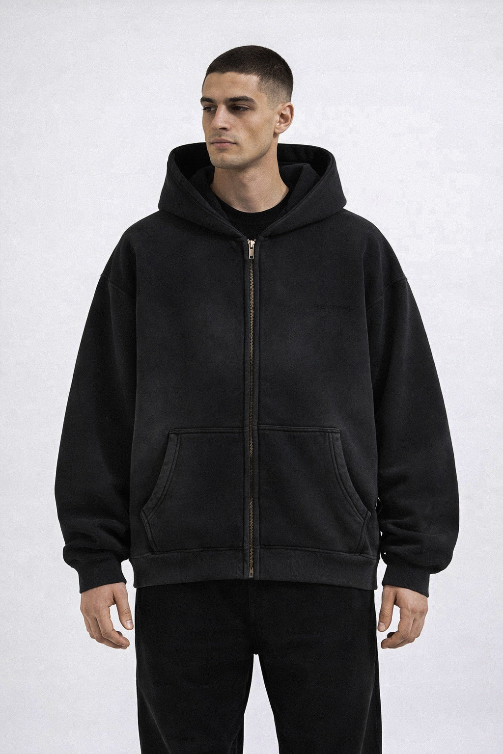 REVIVAL VINTAGE ZIPPER HOODIE