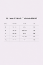 TRAINING STRAIGT LEG JOGGERS