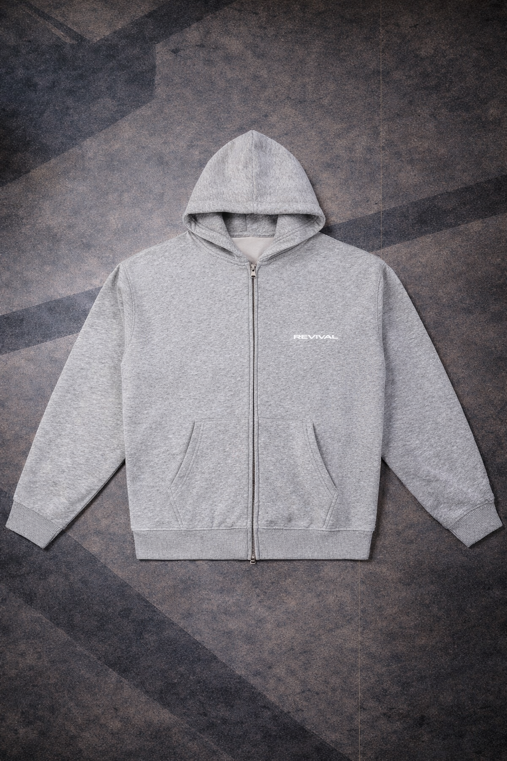 REVIVAL RELAXED ZIP-UP HOODIE