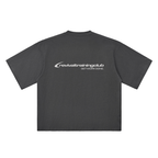 Black t-shirt with 'REVIVALTRAININGCLUB' text and graphics on a white background